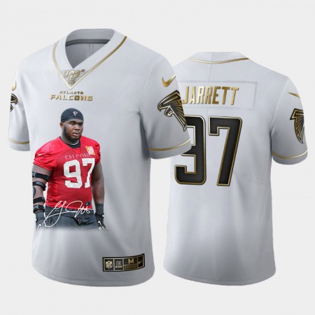 Tröjor Atlanta Falcons Grady Jarrett 97 Special Signature Golden Edition Vapor Limited 100th Season - Män